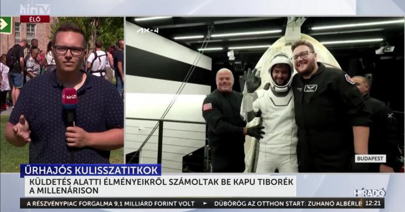 Űrutazás - Kapu Tibor és csapata a Millenárison osztotta meg lenyűgöző tapasztalataikat a küldetés során.