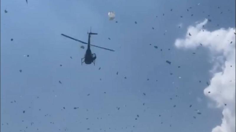 Helikopterből hintázva osztotta szét vagyonát - Családja megvalósította az üzletember végső kérését.