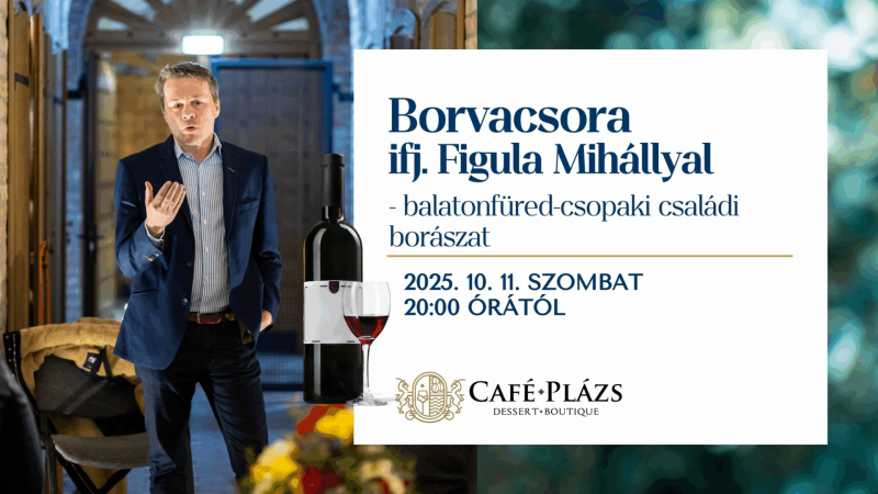 Borvacsora a Café Plázsban – egy ízletes élmény, ahol a gasztronómia és a borkultúra találkozik. Képzelj el egy varázslatos estét, ahol a gyertyalángok fénye mellett a legfinomabb borok és ínycsiklandó ételek gondoskodnak a felejthetetlen pillanatokról.