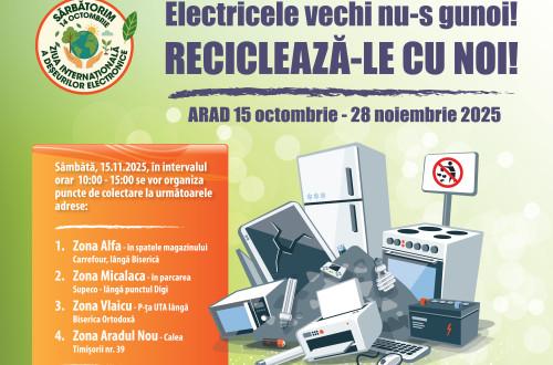 Összegyűjtik az elektronikai készülékeket és a háztartási berendezéseket.